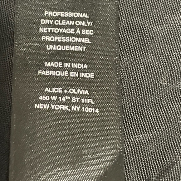 Alice+Olivia ❤️ scoop.black gold and green sequins black mini dress size 2 - Picture 10 of 11
